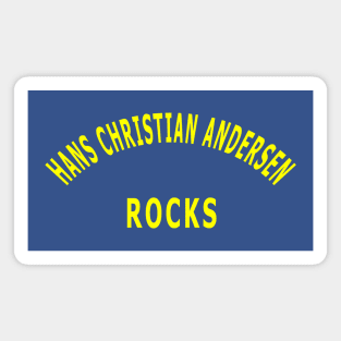 Hans Christian Andersen Rocks Magnet